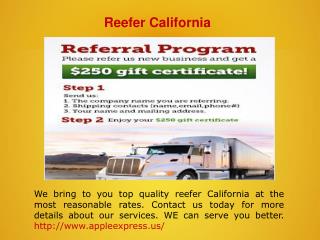 Reefer California