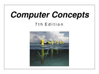 Chapter 1: Computer, Internet, Web, and E-Mail Basics