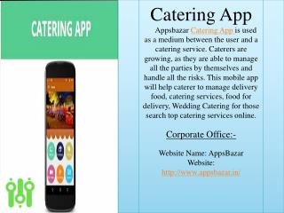 Get Catering App For Your Catering Business