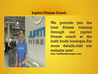 Jupiter Fitness Coach