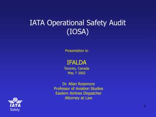 IATA Operational Safety Audit (IOSA)