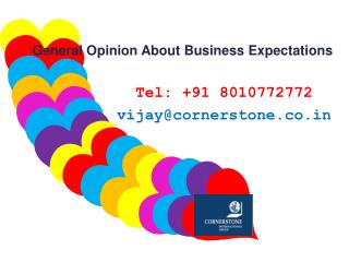 General Opinion About Business Expectations