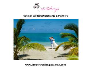 Choosing a wedding planner for simple Cayman weddings