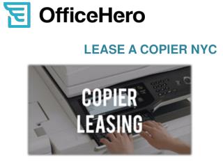 Lease a Copier NYC