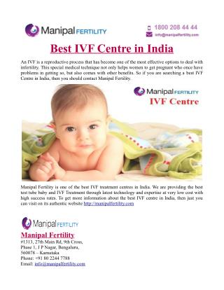 Best IVF Centre in India