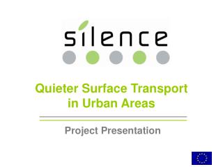 Quieter Surface Transport in Urban Areas