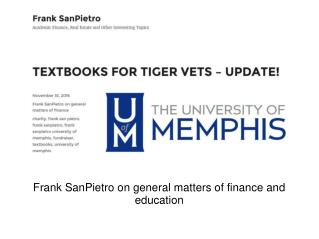 Frank SanPietro's Blog