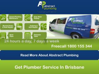 Get Plumber Service In Brisbane