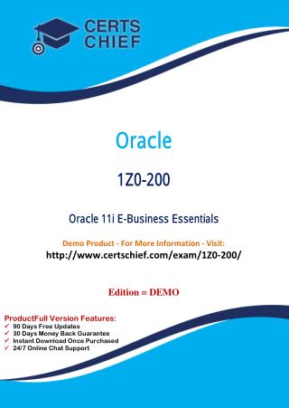1Z0-200 Certification Practice Test