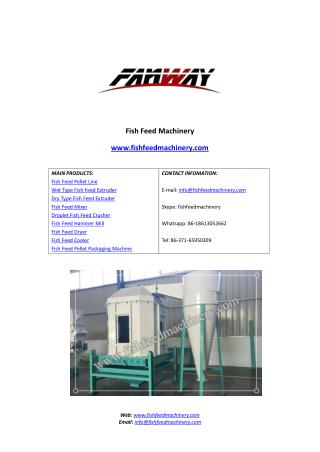 Fish Feed Cooler | Fish feed cooling machine