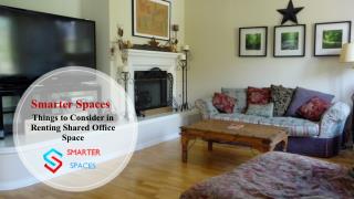 Things To Consider In Renting Shared Office Space