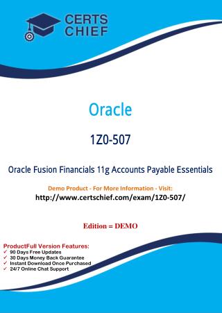 1Z0-507 Preparation Material