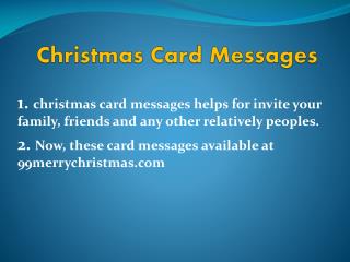 Merry Christmas Cards
