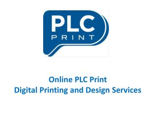 Digital Printing Company Berkeley - Online PLC Print