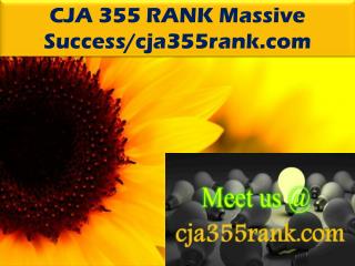 CJA 355 RANK Massive Success/cja355rank.com