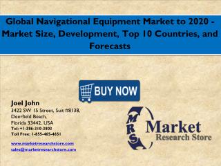 2017 Forecast - Navigational Equipment MGlobal Market, Industry Growth,Statistics and Insights to 2020