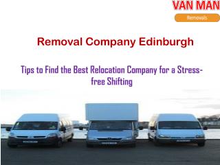 Van Man Removals Edinburgh