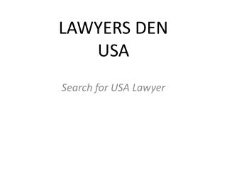 Lawyers Den USA