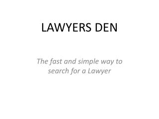Lawyers Den