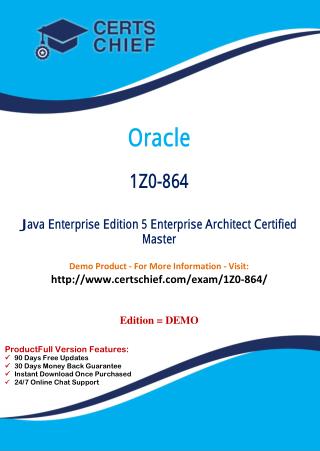 1Z0-864 Professional Certification
