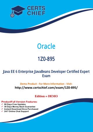 1Z0-895 Professional Certification