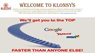 Expert Seo Company USA by Klonsys