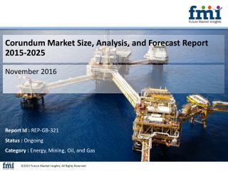 Corundum Market Growth and Forecast 2015-2025