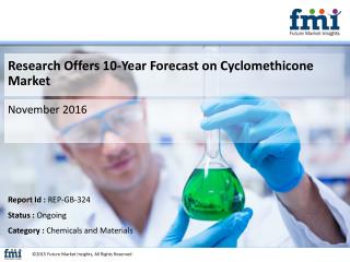 Cyclomethicone Market Growth and Forecast 2015-2025