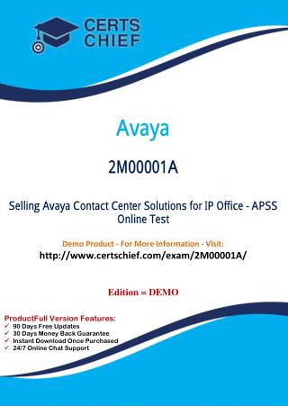 2M00001A Latest Certification Practice Test