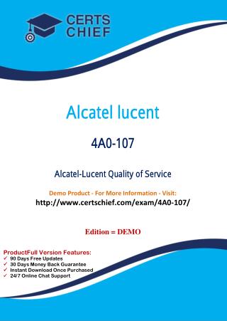 4A0-107 Education Certification Test