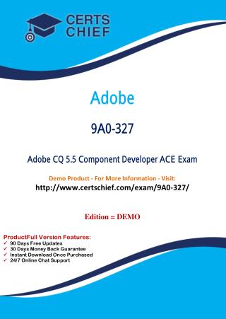9A0-327 Professional Certification Test
