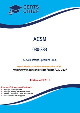 030-333 Exam Certification Test