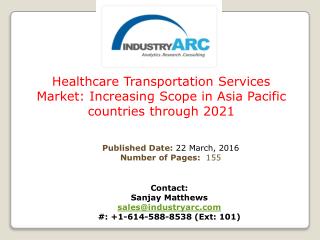 Healthcare Transportation Services Market: rising demand for non-emergency medical transportation for regular patients f