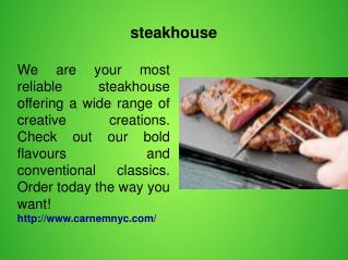 steakhouse