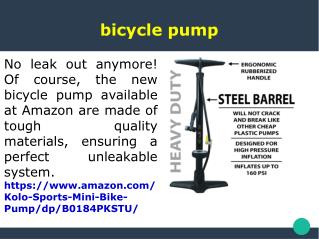 bicycle pump