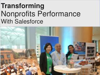 Salesforce For Nonprofits- Transforming Nonprofit's Performance