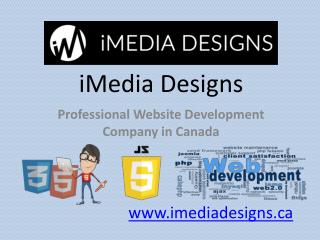 Professional Website Development Company in Canada - iMedia Design