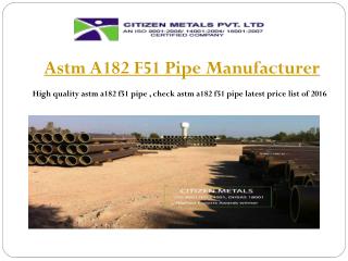 astm a182 f51 pipe