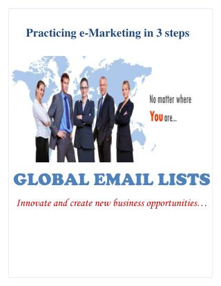 Global Email Lists - White Paper