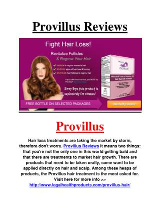http://www.legalhealthproducts.com/provillus-hair/