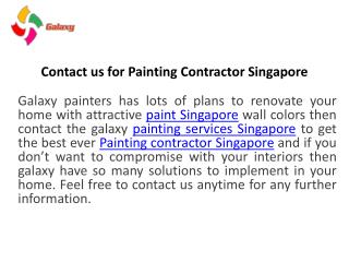 Contact Us for Waterproofing Services in Singapore