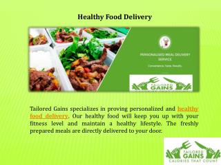 food delivered to your door