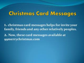 Christmas Cishes Messages