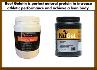 Nutritional Health Benefits of Gelatin