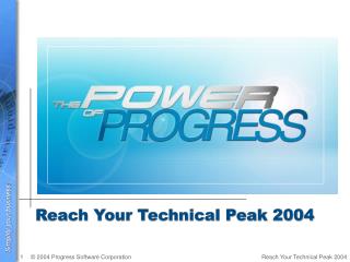 Reach Your Technical Peak 2004