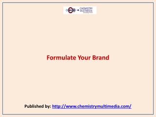 Formulate Your Brand