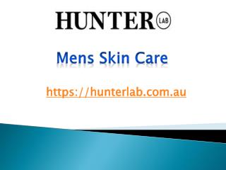 Mens Skin Care - hunterlab.com.au