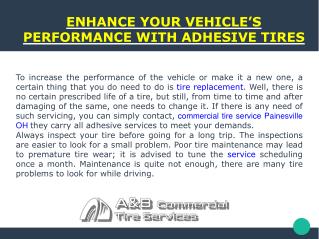 24 Hour tire service,Commercial tire service Chardon OH
