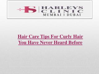 Hair Care Tips For Curly Hair You Have Never Heard Before
