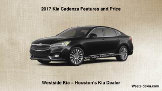 2017 Kia Cadenza Features and Price